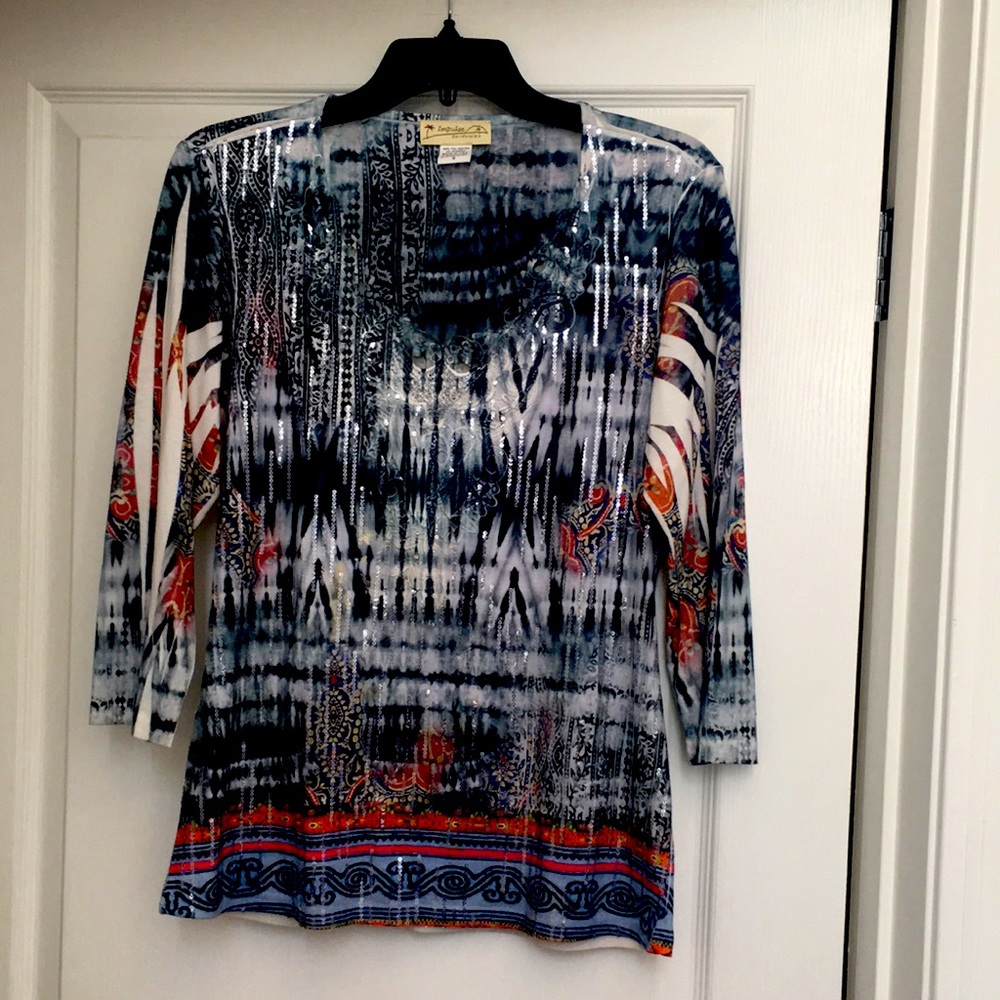 Impulse California 95% Polyester 3/4 sleeve M